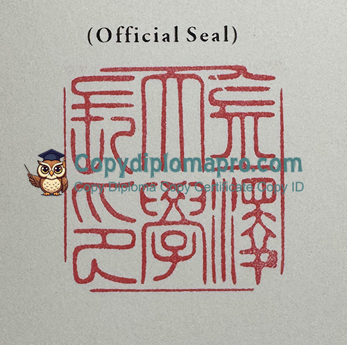 Kanazawa University Diploma seal