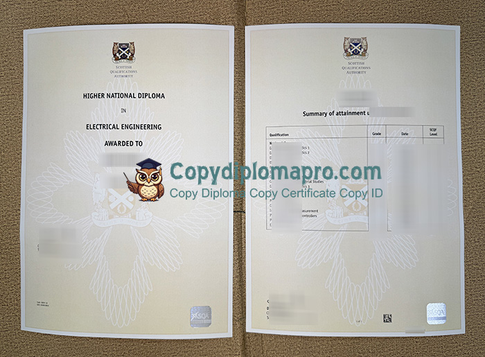 SQA Transcript, Scottish Qualifications Authority Transcript