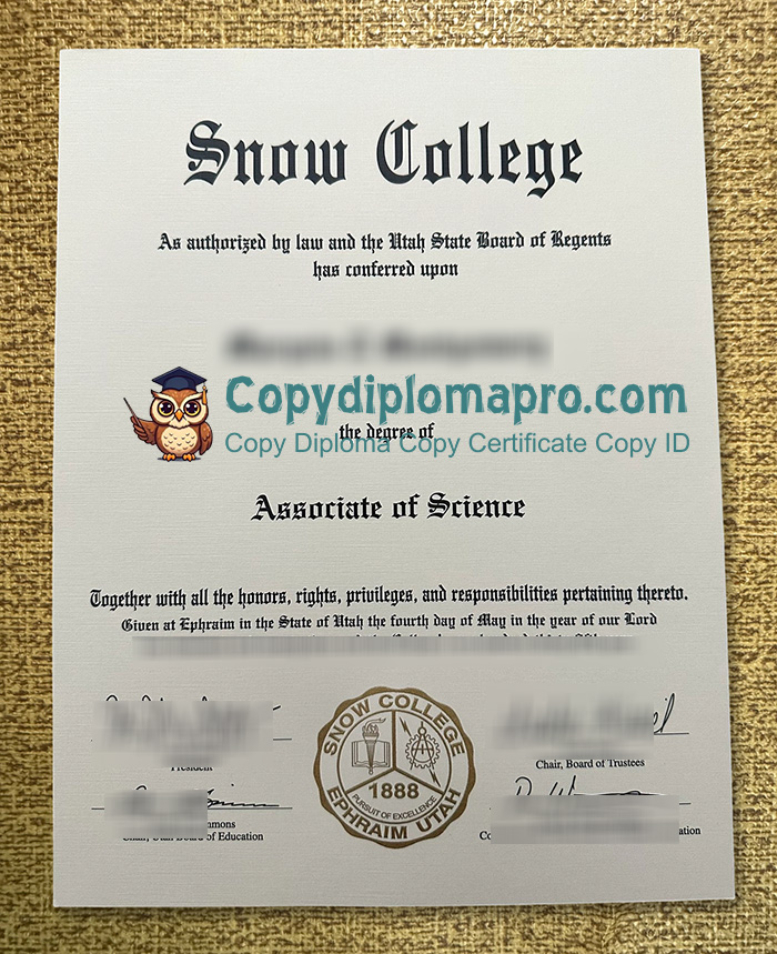 Snow College Diploma
