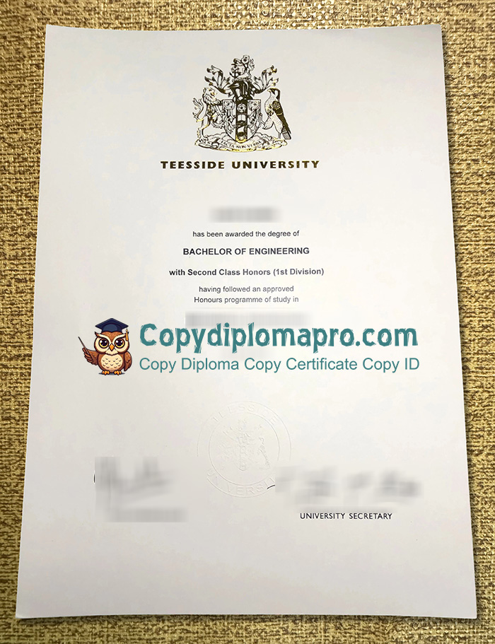 Teesside University Degree