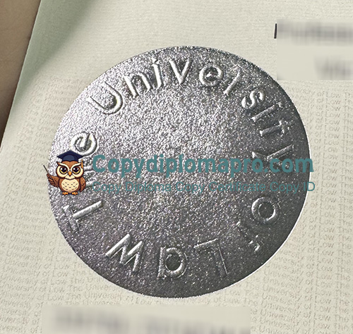 The University of Law Degree seal