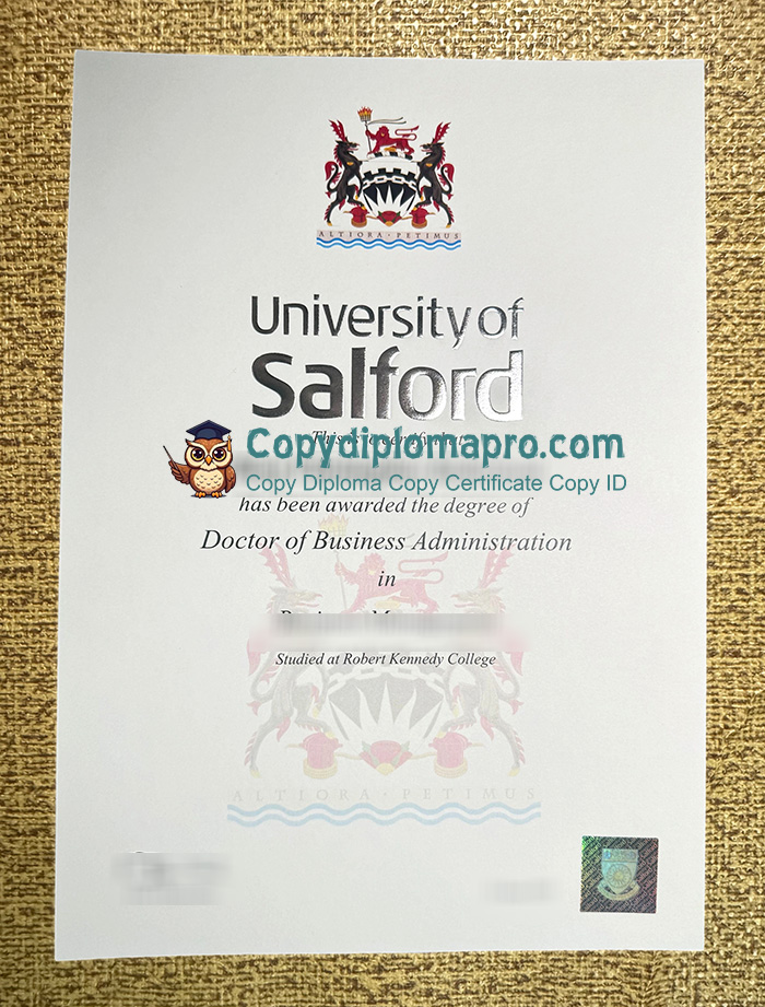 University of Salford Degree