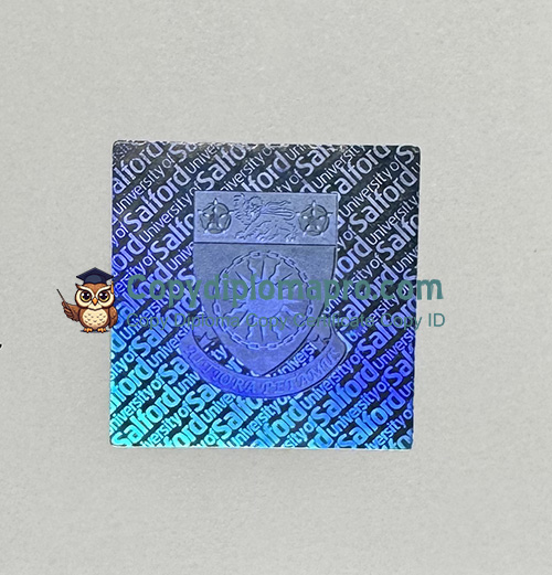 University of Salford Degree Hologram Security
