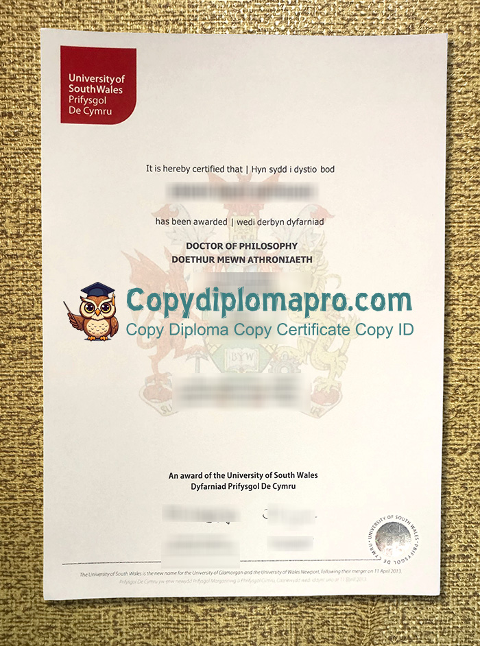 University of South Wales Degree