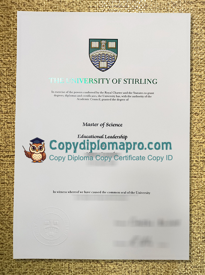 University of Stirling Degree