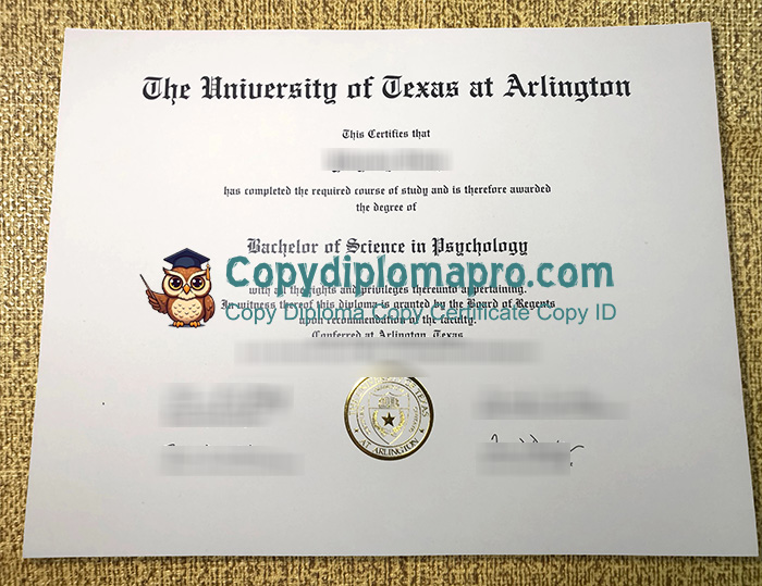 University of Texas at Arlington Diploma