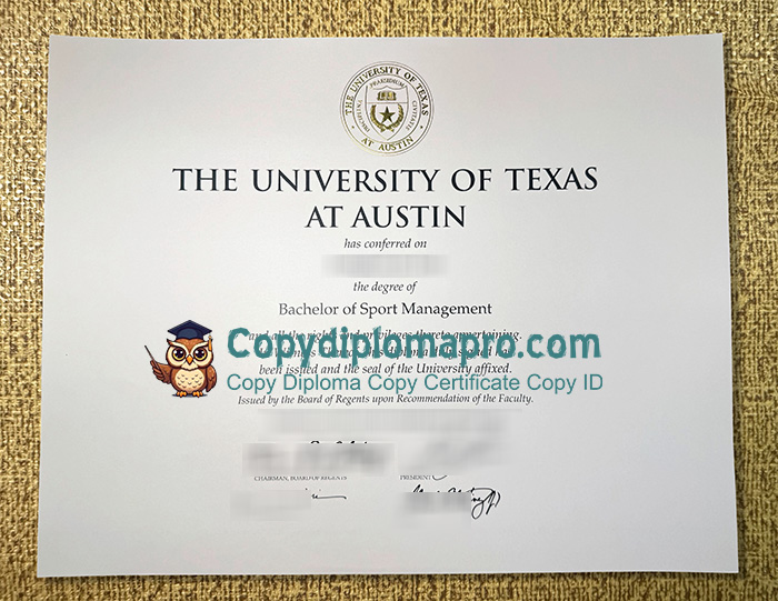 University of Texas at Austin Diploma