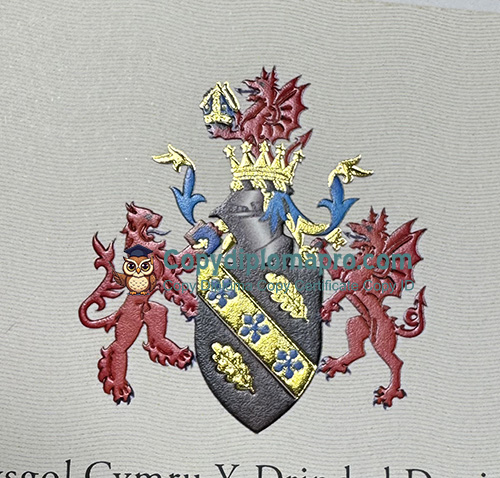 University of Wales Trinity Saint David Degree seal