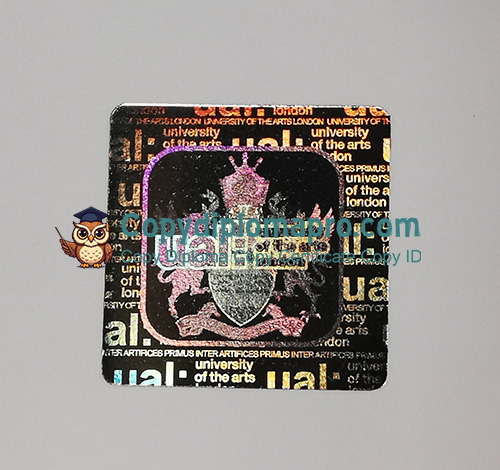 University of the Arts London Degree seal