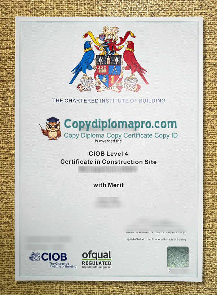 Chartered Institute of Building Diploma