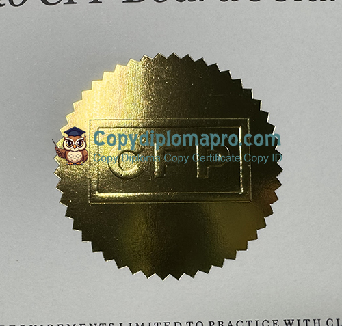 Certified Financial Planner Certificate