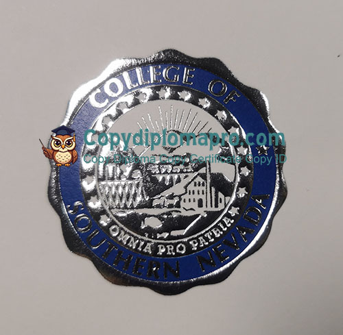 College of Southern Nevada Diploma seal