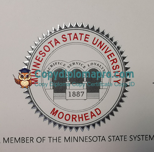 Minnesota State University Moorhead Diploma seal