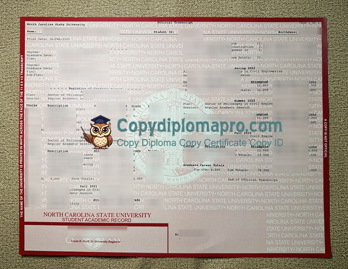 North Carolina Central University Diploma