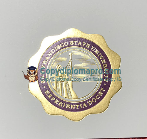 San Francisco State University Diploma seal