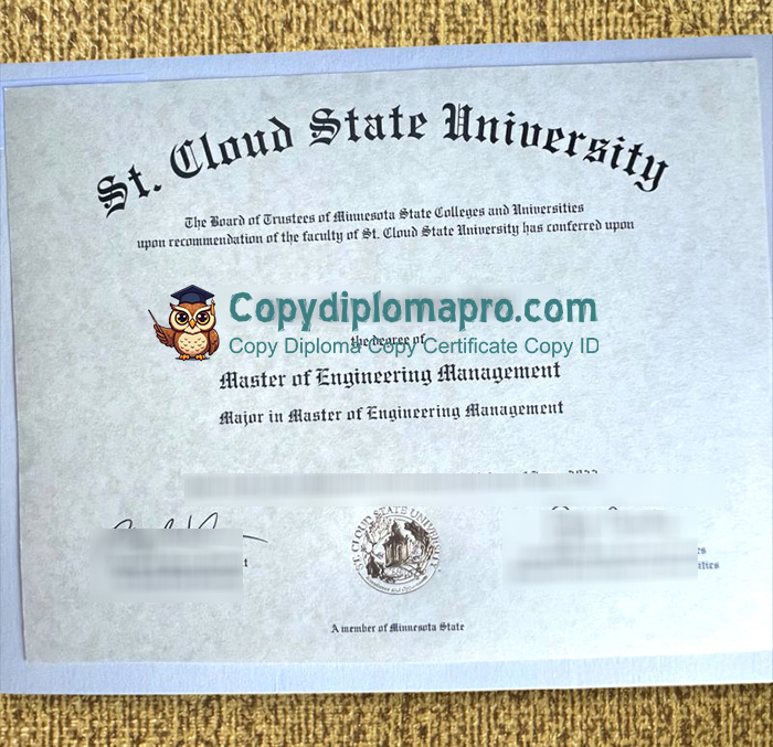 St. Cloud State University Diploma, SCSU Diploma