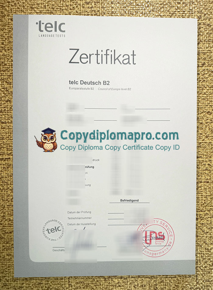 TELC Zertifilat
