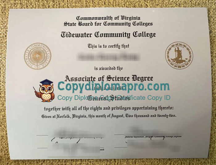 Tidewater Community College Diploma