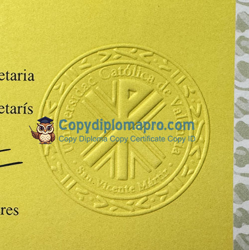 UCV Diploma seal