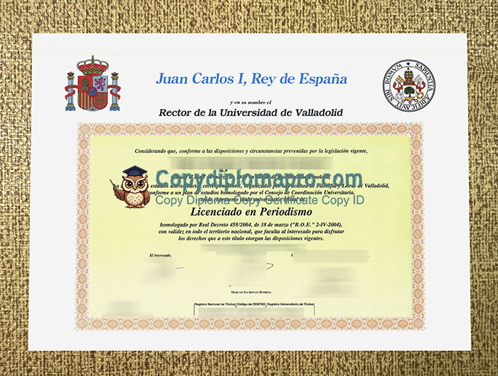 Universidad de Valladolid Diploma