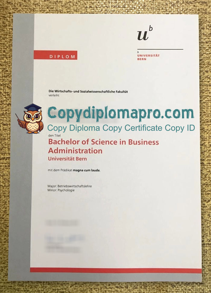 University of Bern Diploma