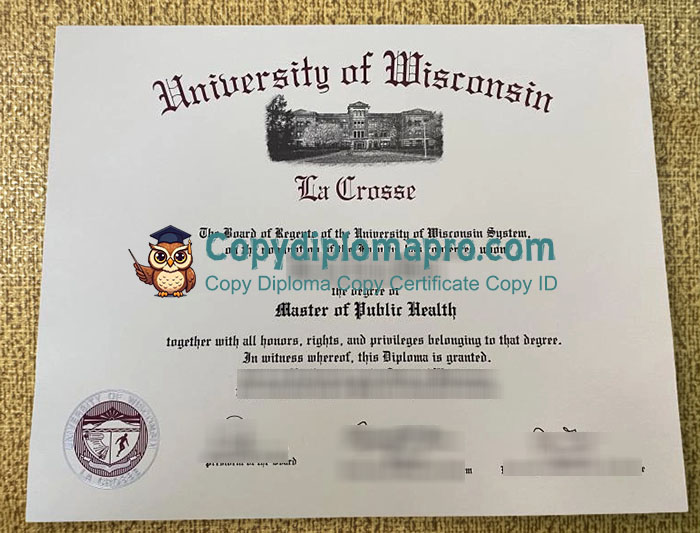 University of Wisconsin–La Crosse Diploma