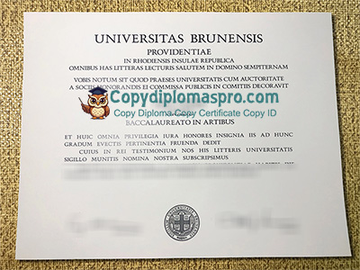 Brown University Diploma