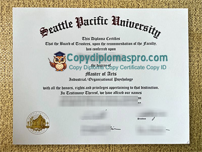 Seattle Pacific University Diploma
